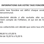 Publication - Taxe Foncière 2023